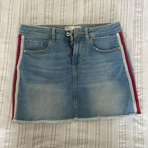 Like New Zara Z1975 Denim Mini Skirt Size M